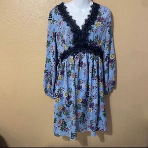 LNV Multicolor Floral Dress Size Medium